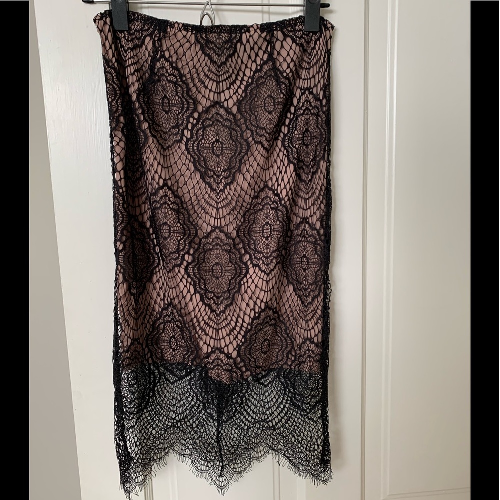 Lace Pencil Skirt